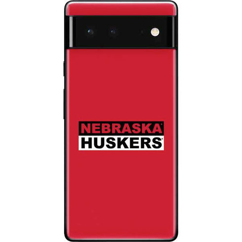 University of Nebraska Red Huskers Google Pixel 6 Skin